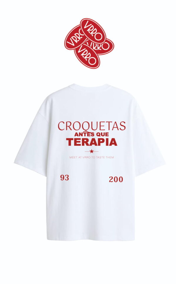 Camiseta "Croquetas Antes Que Terapia"